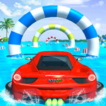 Water Surfing Car Stunts