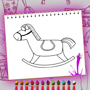 Coloring Book: Toy Shop