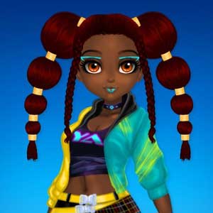 Cyberpunk Hairstyle 2200
