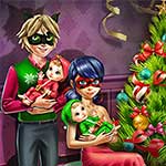 Dotted Girl Family Christmas