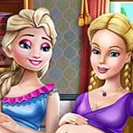 Happy Princesses Pregnant Bffs