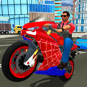 Hero Stunt Spider Bike Simulator 3D