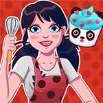 Ladybug Cooking Cupcake