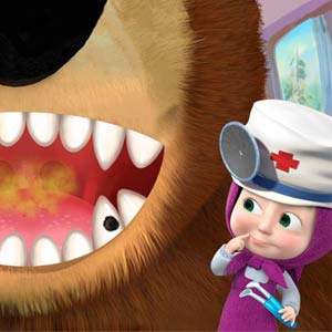 Masha And The Bear Dentist