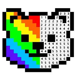 Pixel Art - Color by Numbers