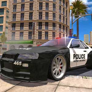 Police Car Stunt Simulation 3D