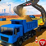 Real Excavator City Construction