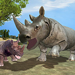 Rhino Hunter Shooting Strike